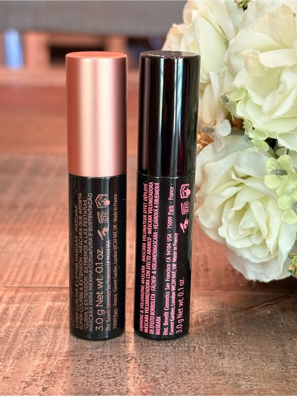 NEW Benefit ROLLER LASH & FAN FEST Mascara Travel DUO + POREFessional LITE Mini!